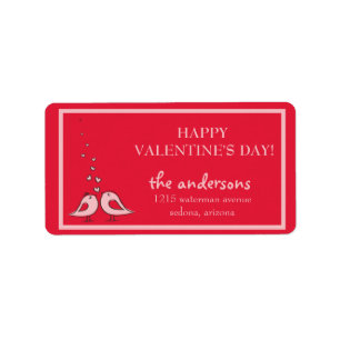 You and Me- Love Birds Valentine's day sticker