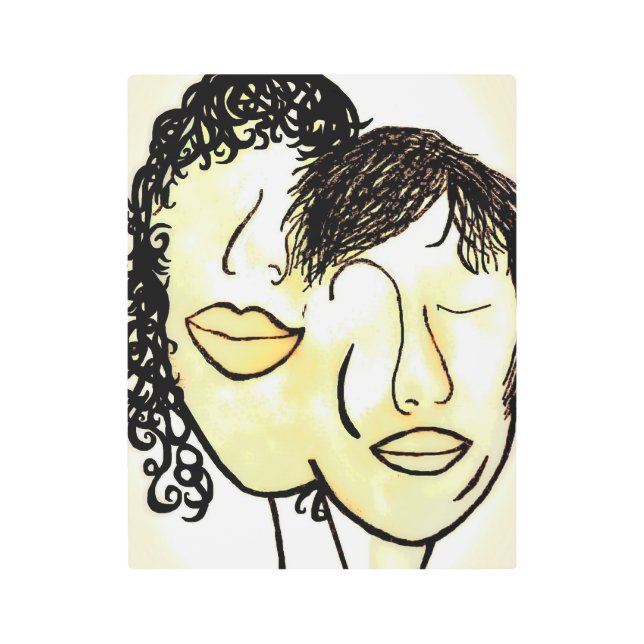 You and Me Metal Print (Front)