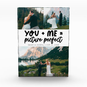 You and Me Picture Perfect Newlywed Photo Block