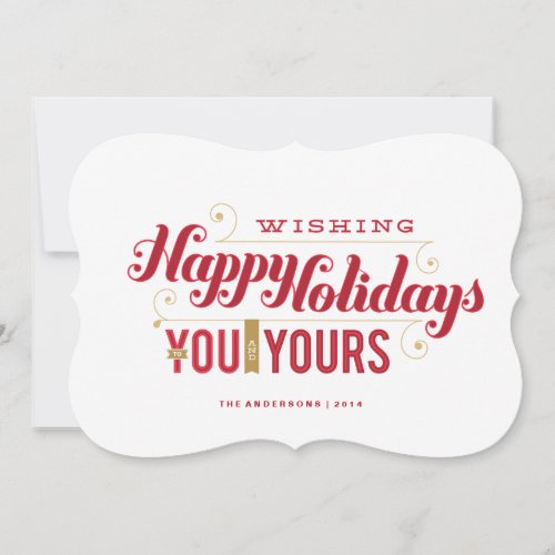 You and Yours Holiday Card