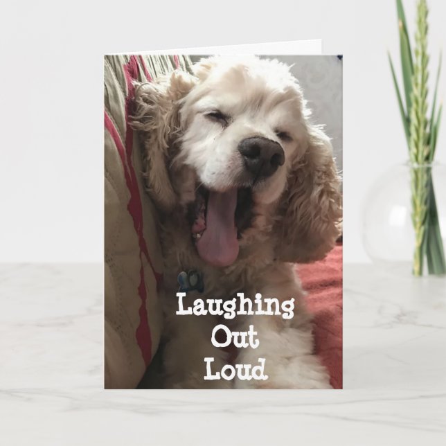 YOU ARE***70*** LAUGHING OUT LOUD CARD (Front)
