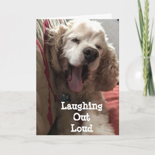 YOU ARE70 LAUGHING OUT LOUD CARD