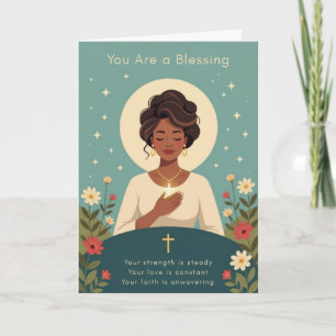 You Are A Blessing Mother's Day  Holiday Card