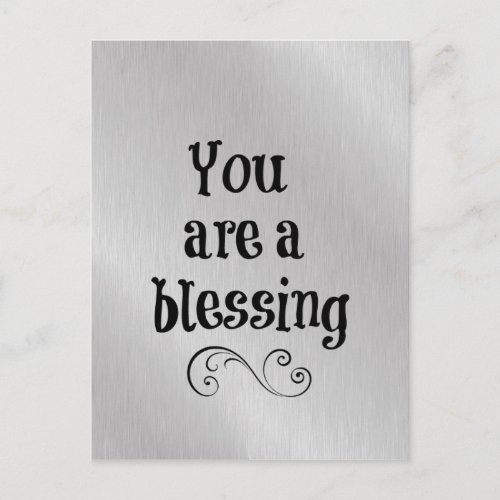 You are a Blessing Postcard
