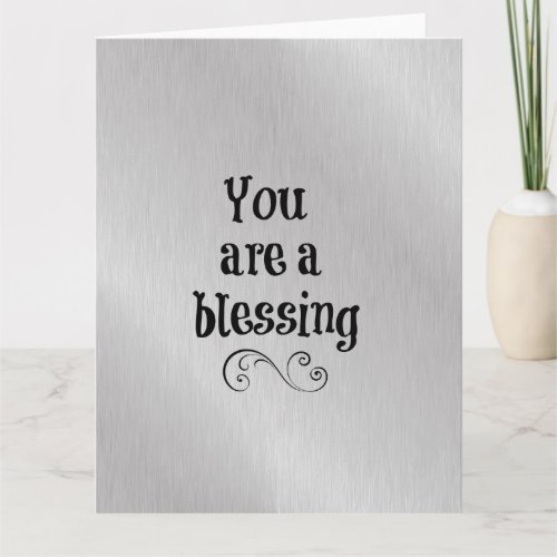 You are a Blessing Thank You Card