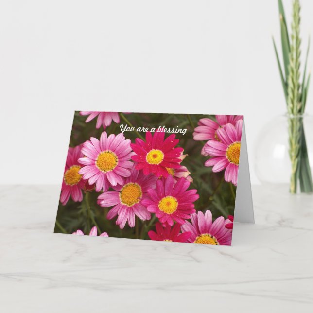 You are a blessing thank you card (Front)