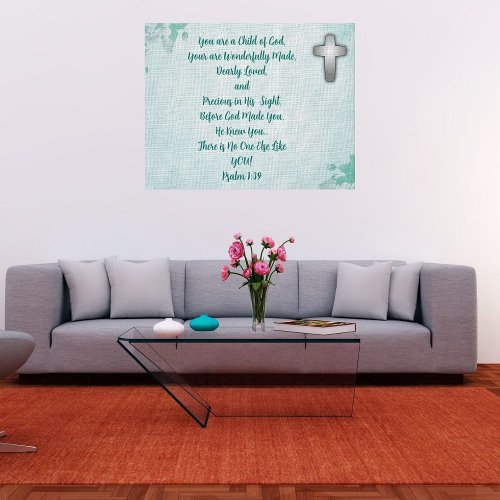 You Are A Child of God Stretched Canvas Print 
