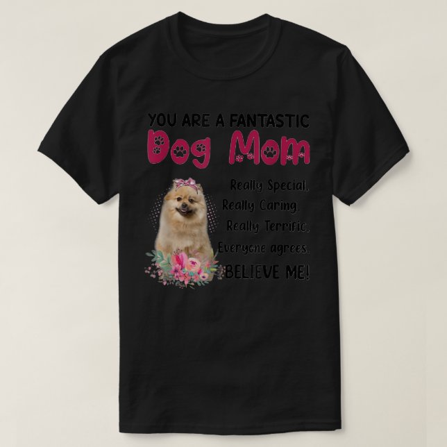 You Are A Fantastic Dog Mom Happy Mother's Day Lov T-Shirt (Design Front)