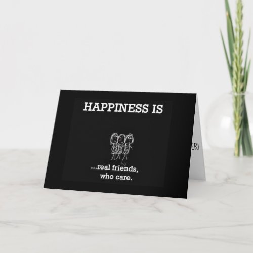 YOU ARE A FRIEND WHO CARES HAPPY BIRTHDAY TO YOU CARD