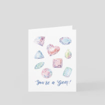 You Are A Gem Friendship Card