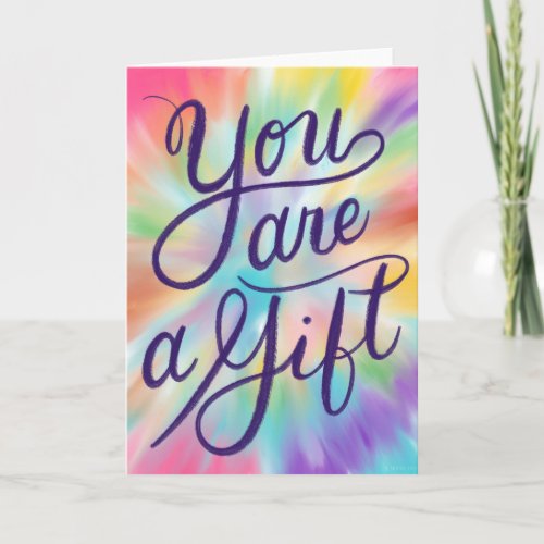 You Are A Gift Teacher Friend Thank You Card