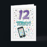YOU ARE A "PRE-TEEN" AND "12 YEARS OLD" CARD<br><div class="desc">THANKS FOR STOPPING BY ONE OF MY EIGHT STORES!! GREAT FOR THE **PRE-TEEN IN YOUR LIFE**!!!!</div>