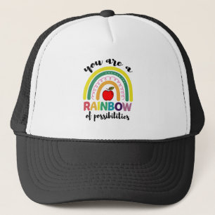 You Are A Rainbow Of Possibilities Teacher Trucker Hat