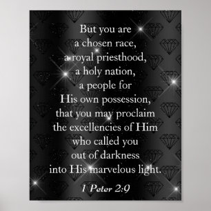 You are a Royal Priesthood Bible Verse Poster