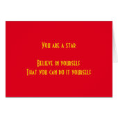 You are a star (Front Horizontal)