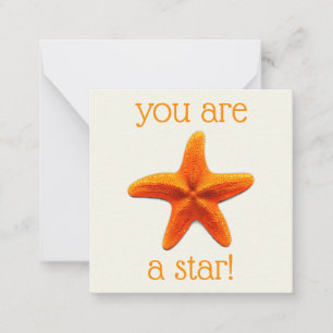 You are a star magnet note card