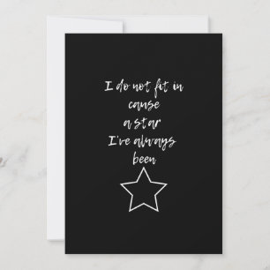 You Are a Star - Motivational Postcard