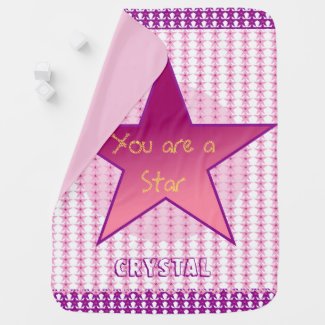 You Are A Star Personalize  Baby Blanket