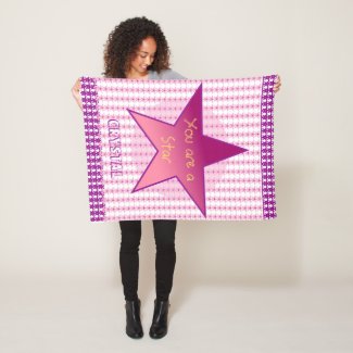 You Are A Star Personalize  Baby  Fleece Blanket