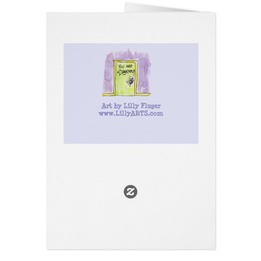 You are aDOORable cartoon (Back)