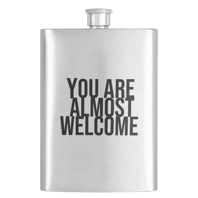 You are almost welcome  flask (Front)
