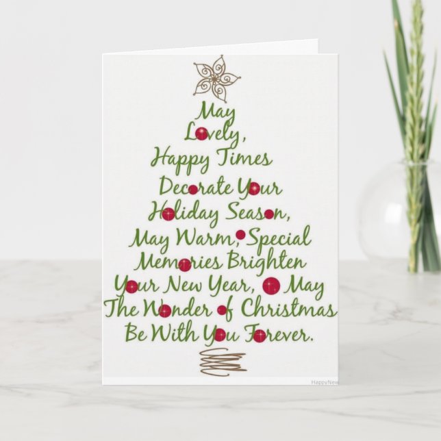 **YOU** ARE ALWAYS LOVED CHRISTMAS WISH HOLIDAY CARD (Front)