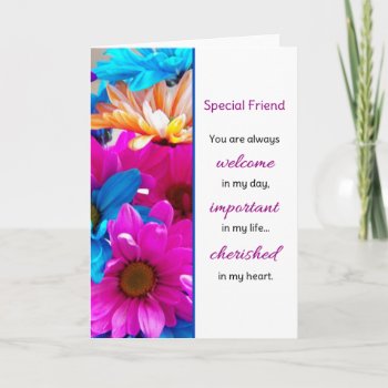 You Are Always Welcome...friendship Card by inFinnite at Zazzle