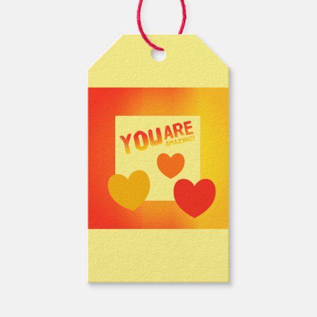 You Are Amazing  Gift Tags (Front)