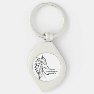 "You Are Amazing Keychain – Motivational Quote Key