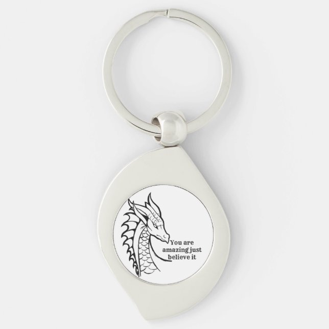 "You Are Amazing Keychain – Motivational Quote Key (Front)
