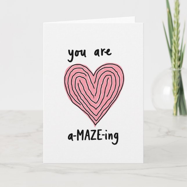 You Are Amazing Love Card (Front)