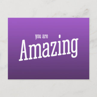 You are Amazing Postcard