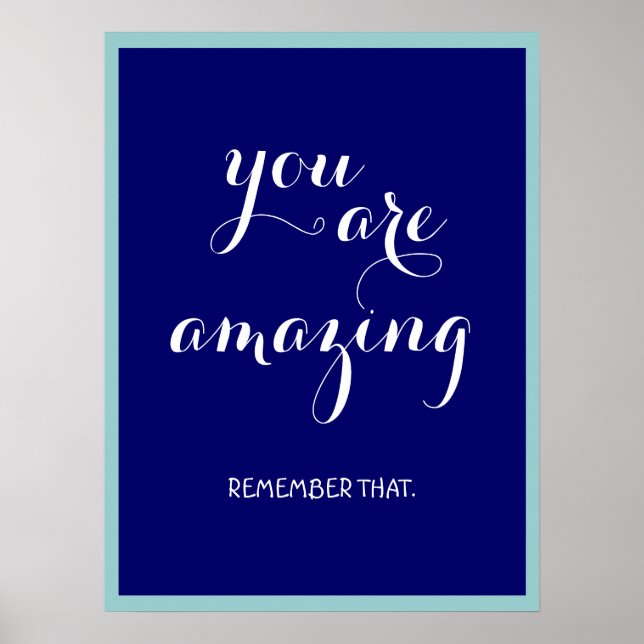You are Amazing Poster (Front)