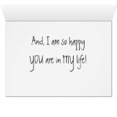 YOU ARE **AMAZING**-SO GLAD U R IN *MY LIFE!* (Inside Horizontal (Bottom))