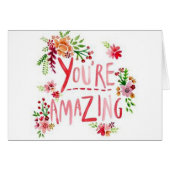 YOU ARE **AMAZING**-SO GLAD U R IN *MY LIFE!* (Front Horizontal)
