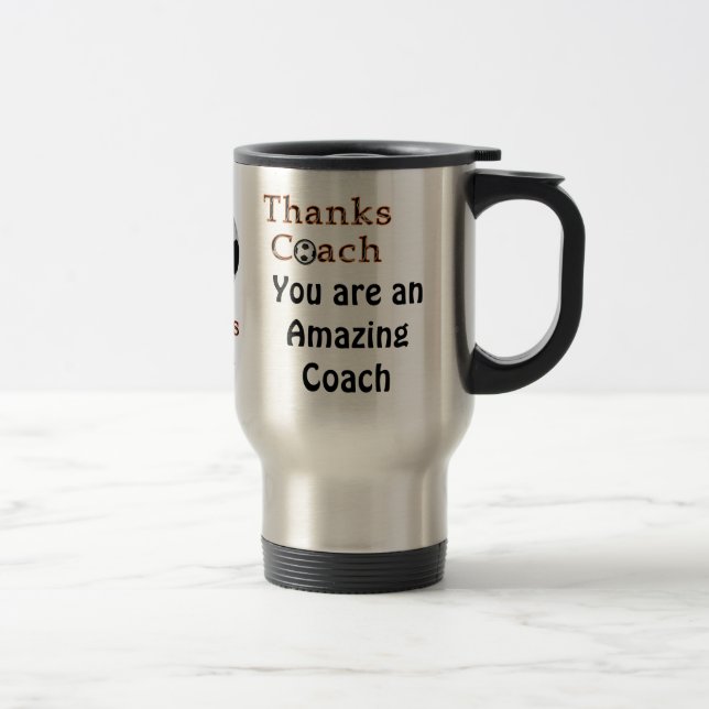You are an Amazing Coach Customizable Soccer Mug (Right)