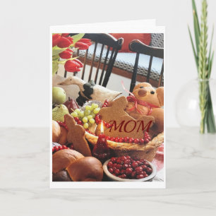 YOU ARE AN "ANGEL"  ****MOM**** AT CHRISTMAS HOLIDAY CARD