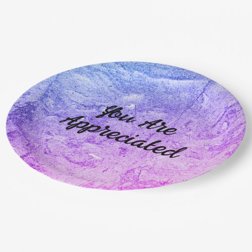 You Are Appreciated Abstract Pink Blue Thank You