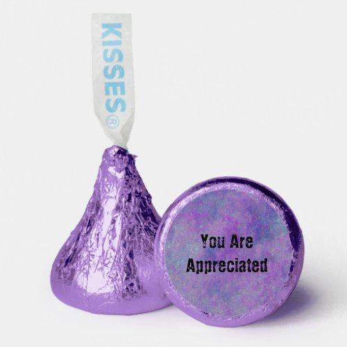 You Are Appreciated Abstract Purple Work Employee Hersheys Kisses