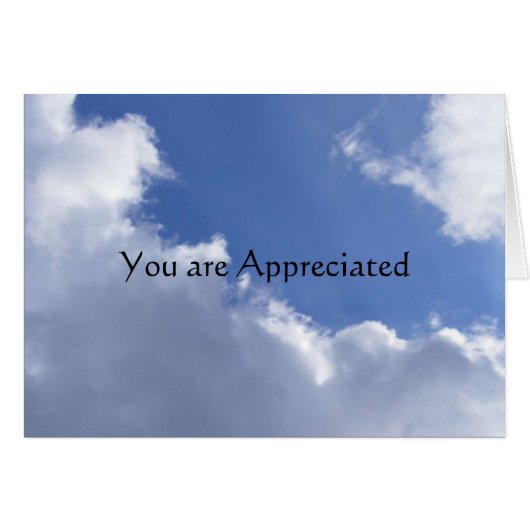 You are Appreciated Cards (Front Horizontal)