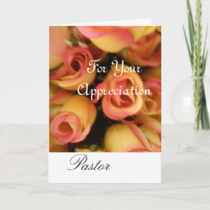 You Are Appreciated Pastor Letterpress Thank You Card