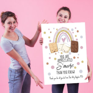 you are appreciated s'more than you know volunteer card