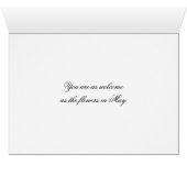 you are as welcome as the flowers in may (Inside Horizontal (Bottom))