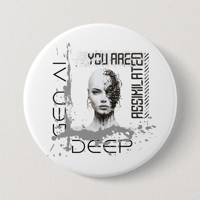 You are assimilated, are you aware? button (Front)