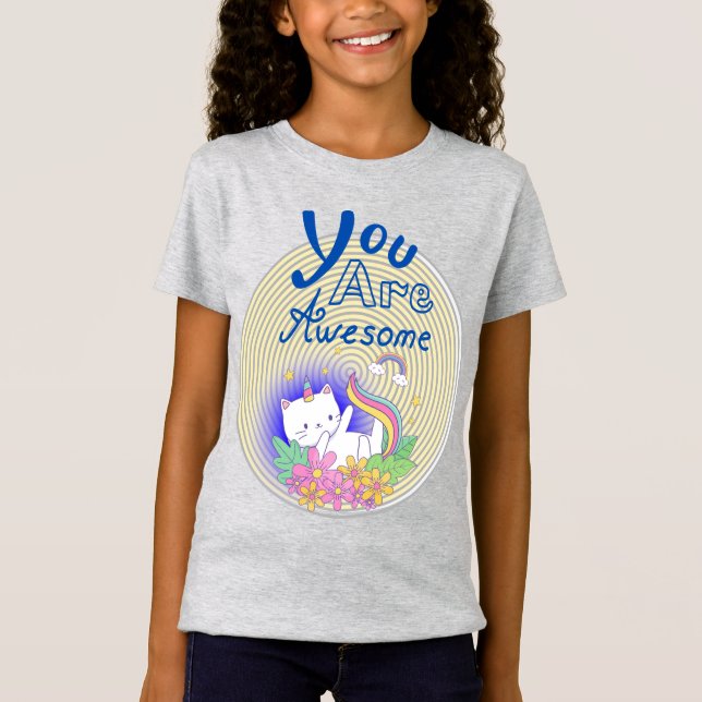 You are Awesome! - Girls Tee (Front)