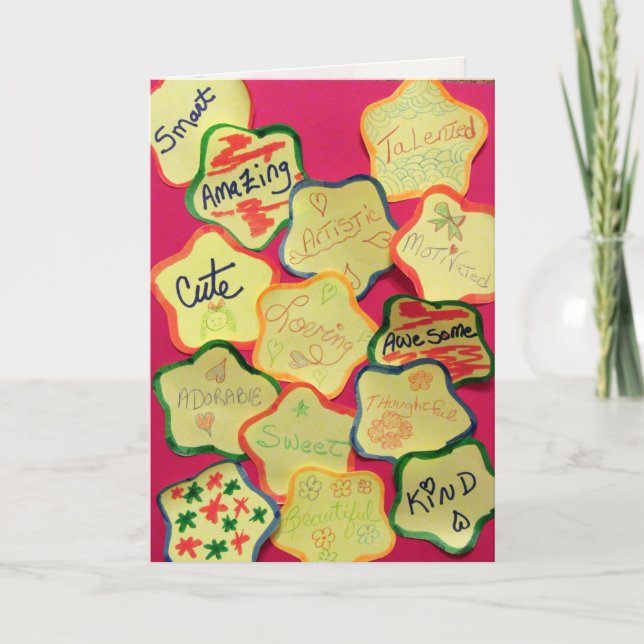 You Are Awesome Greeting Card (Front)