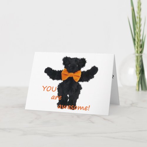 YOU ARE AWESOME_LOVE AT HALLOWEEN  BFF BIRTHDAY CARD
