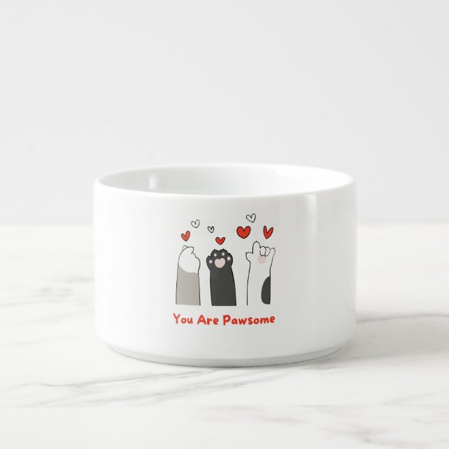 You are awesome | pawsome bowl (Center)