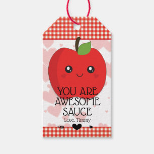 You are Awesome Sauce Valentine's Day Gift Tags
