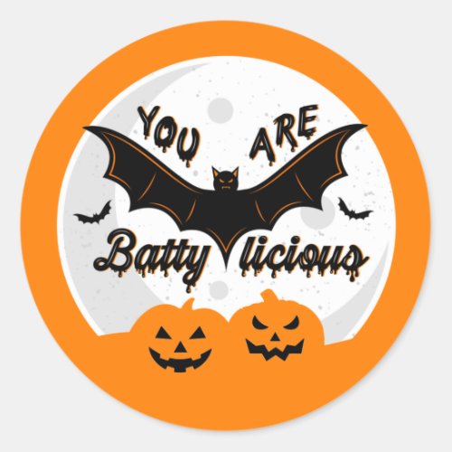 You are Battylicious  Stickers